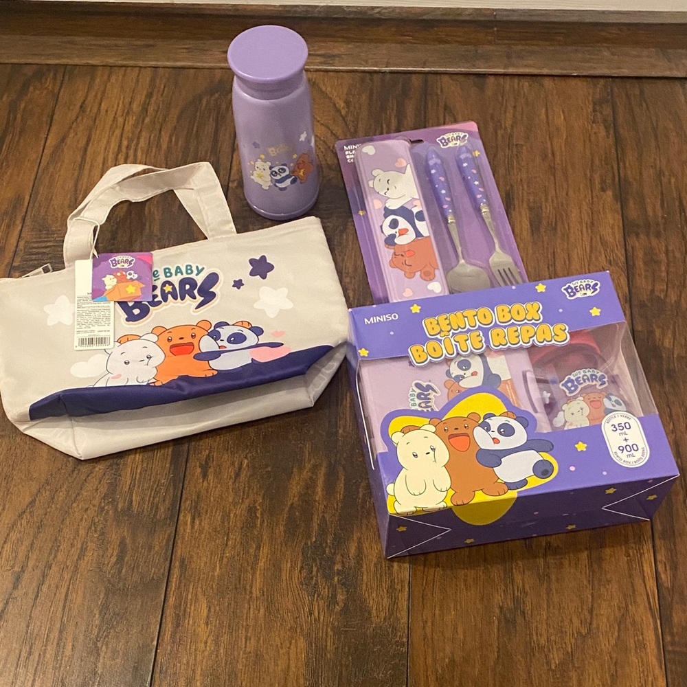 Cartoon Network We Baby Bears 🐻 Dining Lunch Set